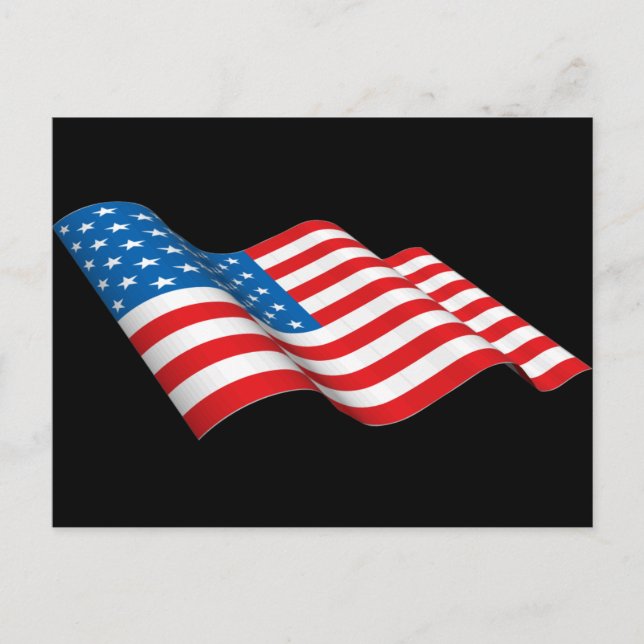 Cartão Postal Sinalizador EUA (Frente)