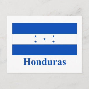 Cartão Postal Sinalizador Honduras com Nome
