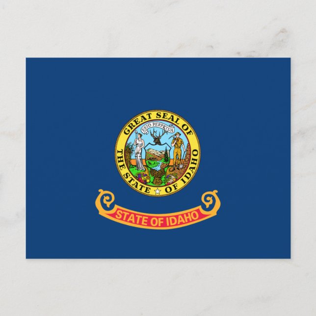 Cartão postal Sinalizador Idaho (Frente)