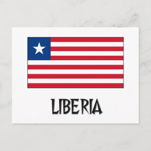 Cartão Postal Sinalizador Libéria