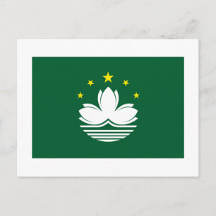 Cartão Postal Sinalizador Macau