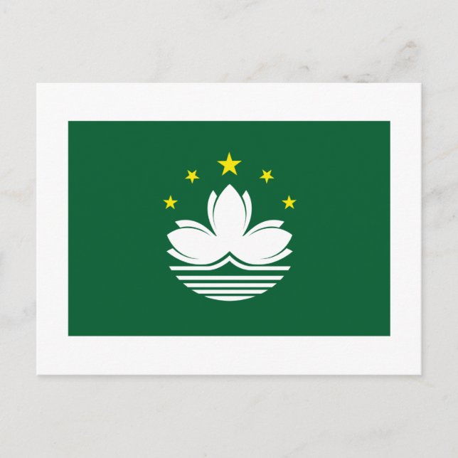 Cartão Postal Sinalizador Macau (Frente)