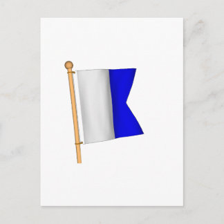 Cartão Postal Sinalizador náutico 'A'