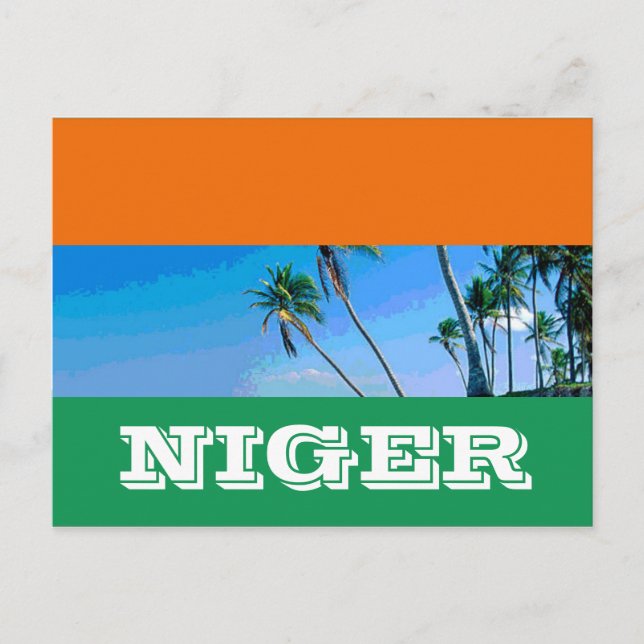 Cartão Postal Sinalizador Níger (Frente)