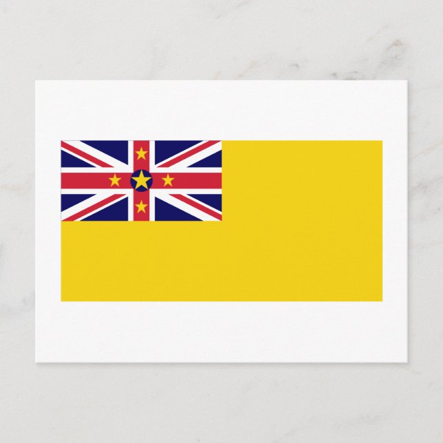 Cartão Postal Sinalizador Niue (Frente)