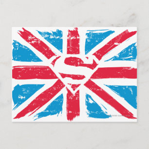 Cartão Postal Sinalizador S-Shield sobre vestido