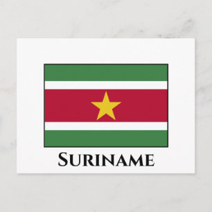 Cartão Postal Sinalizador Suriname