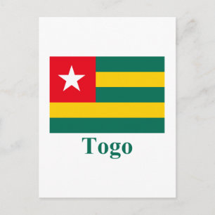 Cartão Postal Sinalizador Togo com Nome