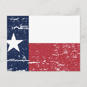 Cartão Postal Sinalizador Vintage TEXAS
