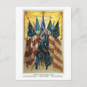 Cartão Postal Sinalizadores de Batalha da Guerra Civil n.o 3