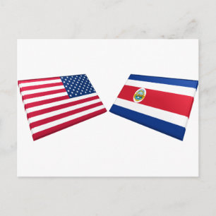 Cartão Postal Sinalizadores EUA e Costa Rica