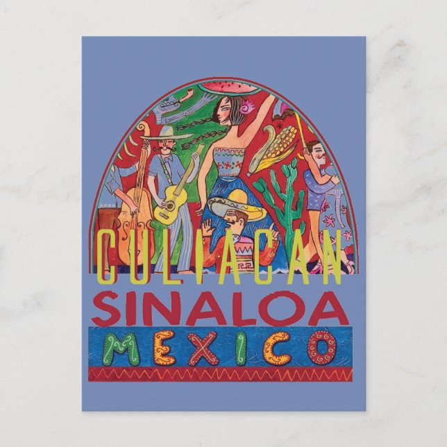 Cartão Postal SINALOA México (Frente)