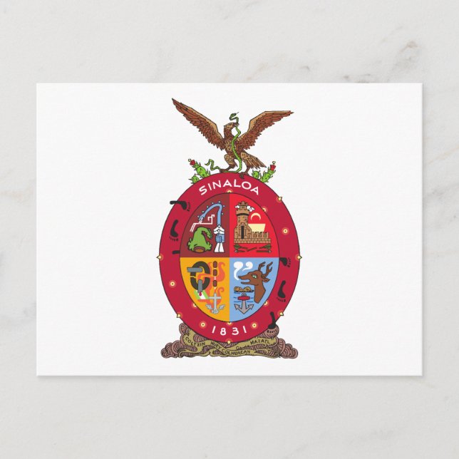 Cartão Postal Sinaloa, México (Frente)