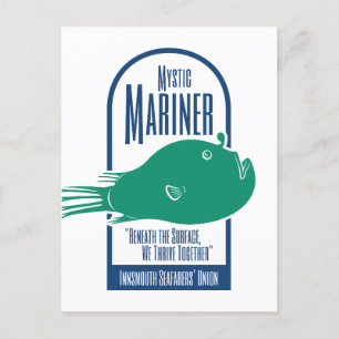 Cartão Postal Sindicato dos Marítimos Místicos Mariner Interior