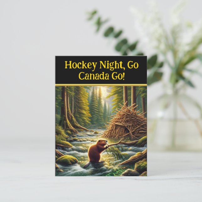 Cartão Postal Sinfonia da ramificação dos castores (Em pé/Frente)