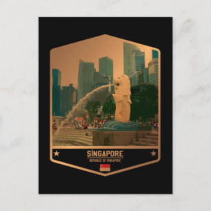 Cartão Postal Singapura