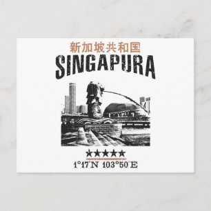 Cartão Postal Singapura