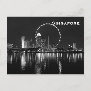 Cartão Postal Singapura Vintage Turismo - Viagem