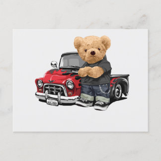 Cartão Postal Single Bear Series-4