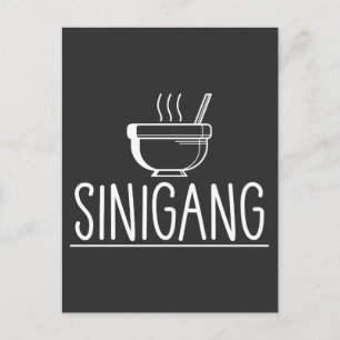 Cartão Postal Sinigang Soup Filipino Cuisine Filipinas Pinoy
