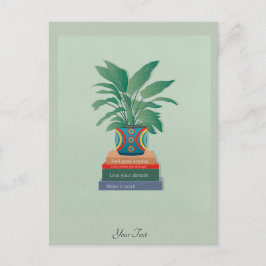 Cartão Postal Sinta-se bem, uma arte de palavras inspiradora no 