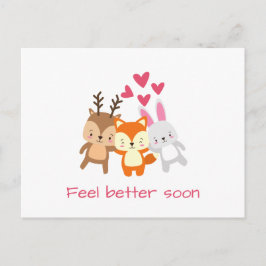 Cartão Postal Sinta-se melhor em breve
