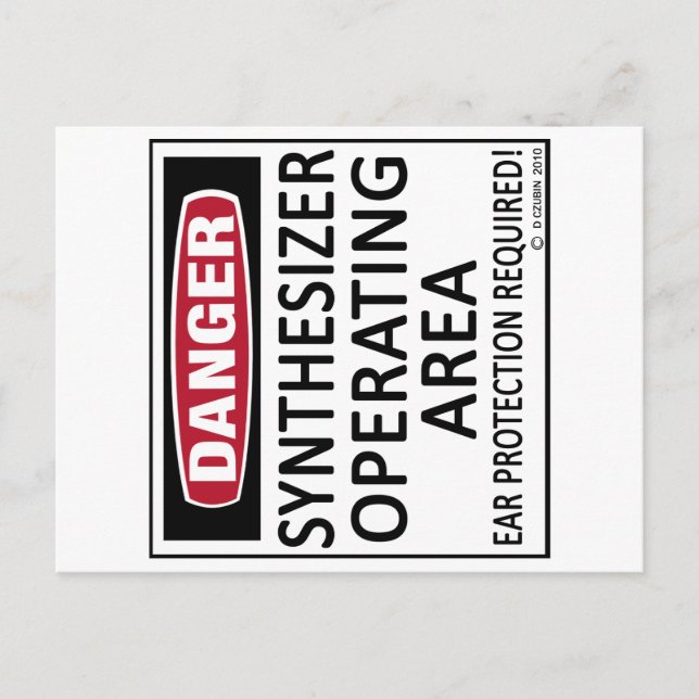 Cartão Postal Sintetizador de Área Operacional (Frente)