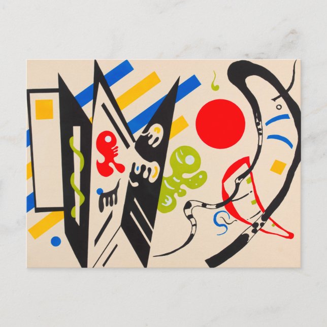 Cartão Postal Sinthesi Stencil, 1935 por Wassily Kandinsky (Frente)