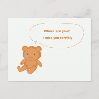Cartão Postal Sinto saudades de você