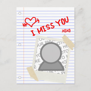 Cartão Postal sinto saudades do seu papel