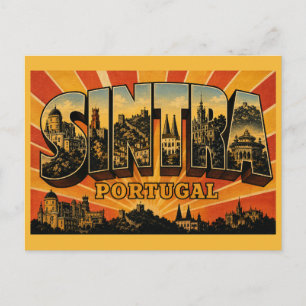 Cartão Postal Sintra Portugal Palácio da Pena