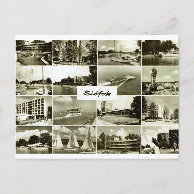 Cartão Postal Siófok, Hungria (Frente)