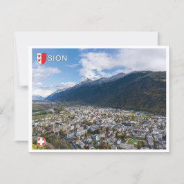 Cartão Postal Sion - Suiça