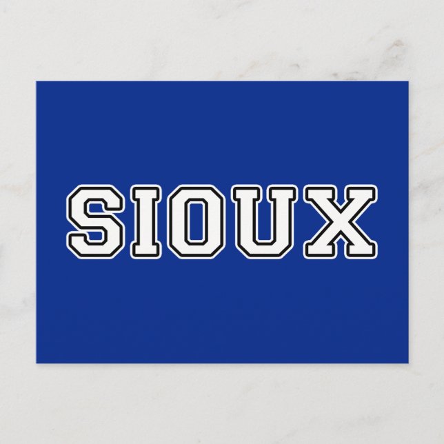 Cartão Postal Sioux (Frente)