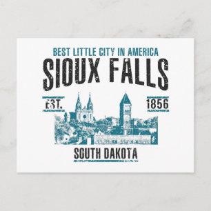Cartão Postal Sioux Falls