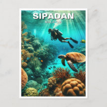 Sipadan Malásia Scuba Diver