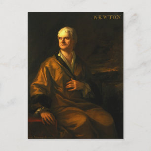 Cartão Postal Sir Isaac Newton, 1710