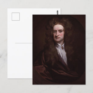 Cartão Postal Sir Issac Newton