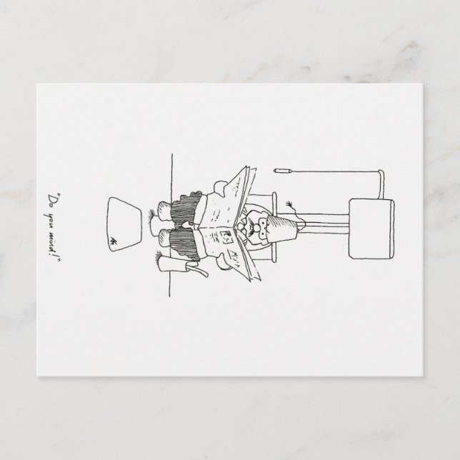 Cartão Postal Sir Mathew Cartwright (Frente)