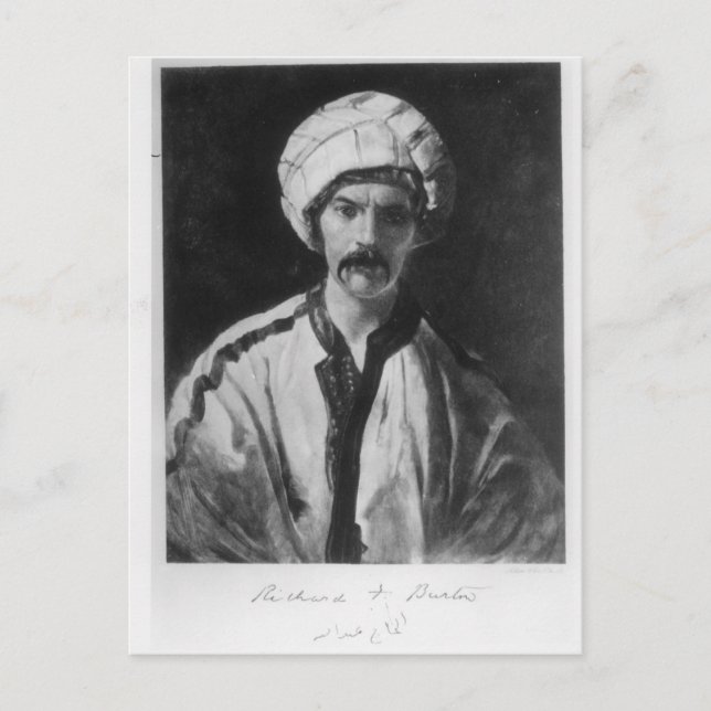Cartão Postal Sir Richard Burton (Frente)