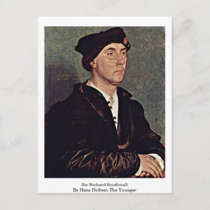 Cartão Postal Sir Richard Southwell Por Hans Holbein O Mais Novo