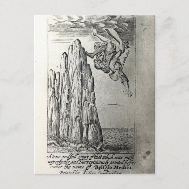 Cartão Postal Sir Thomas Browne, 1645 (Frente)