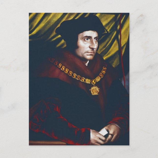 Cartão Postal Sir Thomas More (Frente)
