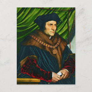 Cartão Postal Sir Thomas More por Hans Holbein (1527)