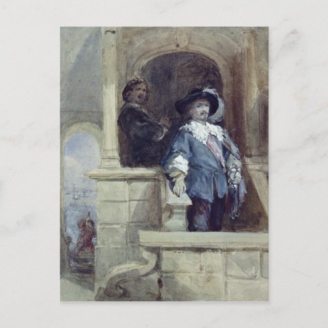 Cartão Postal Sir Thomas Wentworth e John (Frente)