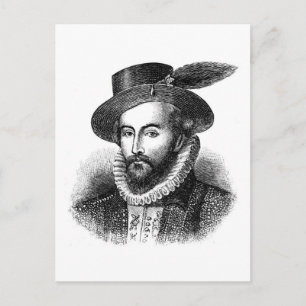 Cartão Postal sir-walter-raleigh