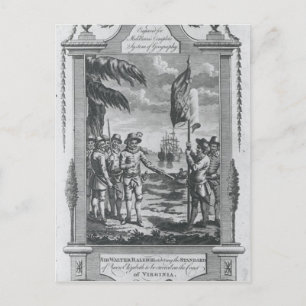 Cartão Postal Sir Walter Raleigh