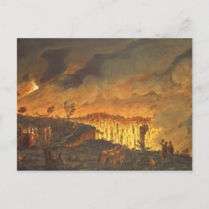 Cartão Postal Sir William Hamilton mostrando Fernando IV