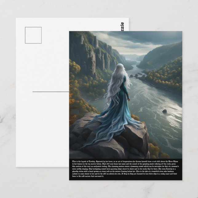 Cartão Postal Siren Loreley (Frente/Verso)