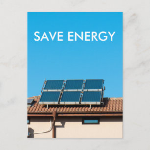Cartão Postal Sistema de células solares